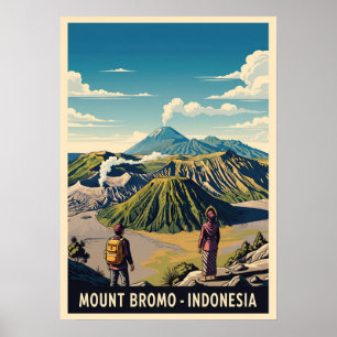 Berg Bromo Indonesien V02 Poster