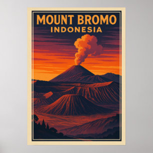 Berg Bromo Indonesien V06 Poster