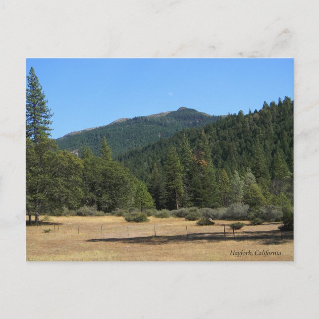 Berg Chanchelulla mit leichtem Mond ... Postkarte (Vorderseite)