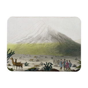 Berg Chimborazo, Ecuador, von 'Le Costume Ancien Magnet
