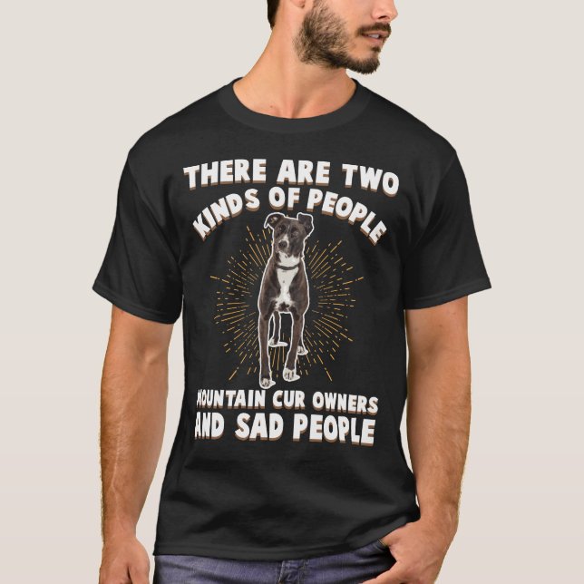 Berg Cur Hund Leben retten Hund Lover T-Shirt (Vorderseite)