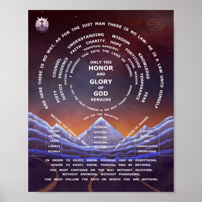 Berg der Perfektion - 8 x 10 Poster (Vorne)