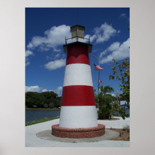 Berg Dora Florida Lighthouse Poster