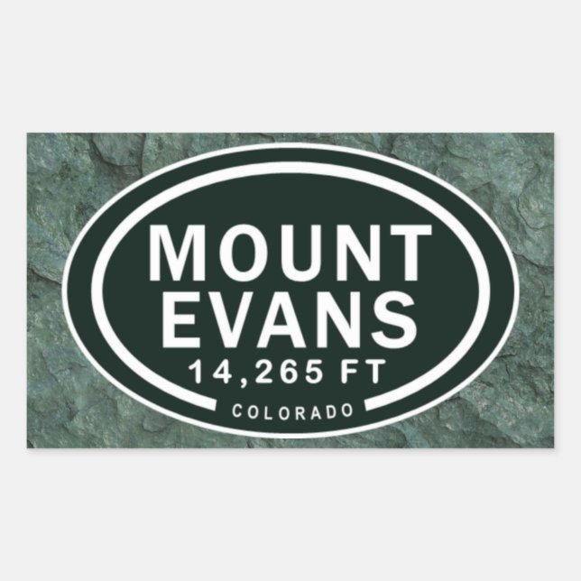 Berg Evans 14.265 FT CO Aufkleber (Vorderseite)