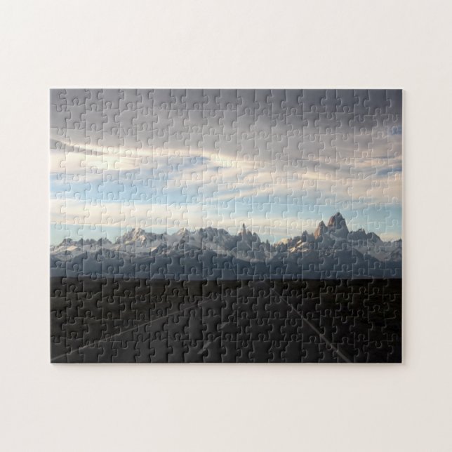 Berg Fitz Roy und Anden-Strecke (Horizontal)