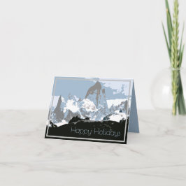 Berg Fitzroy, Patagonien, Argentinien Feiertagskarte