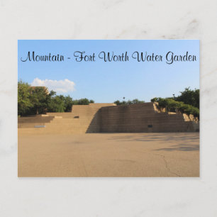 Berg - Fort Worth Water Garden Postkarte