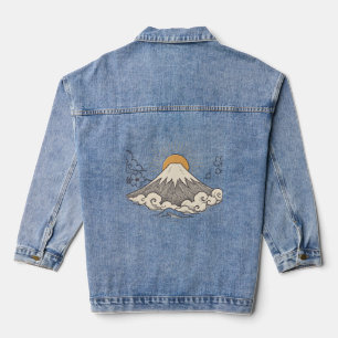 Berg Fuji / 富士山 Jeansjacke
