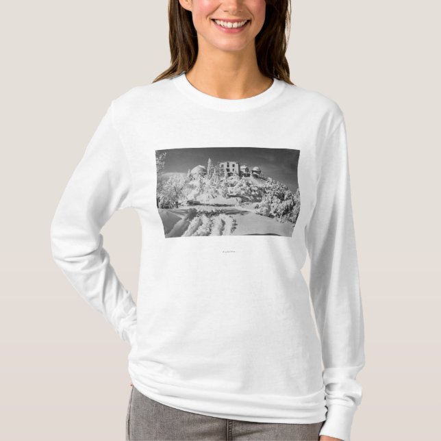 Berg Hamilton, Kalifornien lecken Observatorium T-Shirt (Vorderseite)