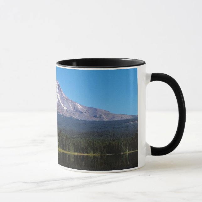 Berg-Haube reflektiert im See Tasse (Rechts)