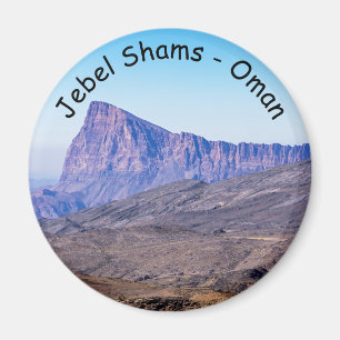 Berg in der Nähe von Jebel Shams - Sultanat Oman Magnet