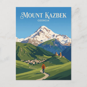 Berg Kasbek Georgien Postkarte