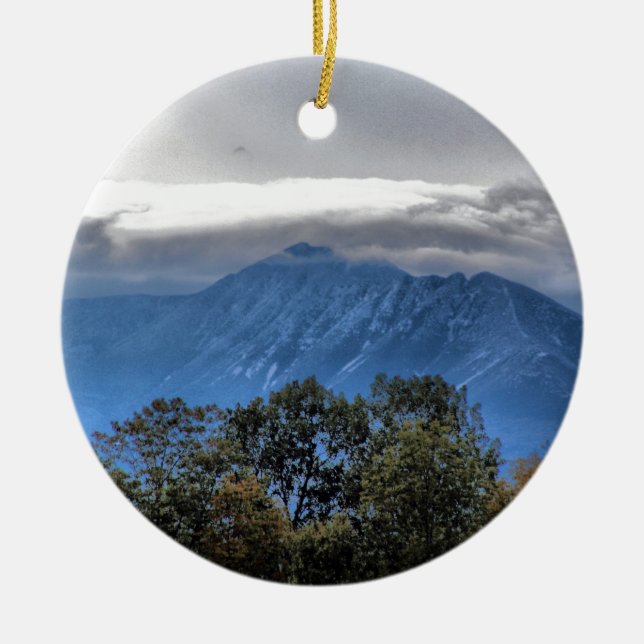 Berg Katahdin 8387a Keramikornament (Vorne)