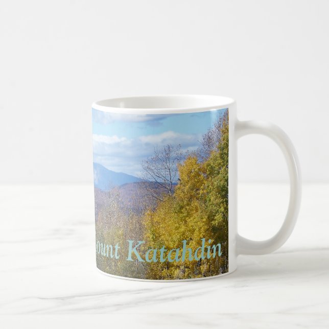 Berg Katahdin in Fall 3 Kaffeetasse (Rechts)
