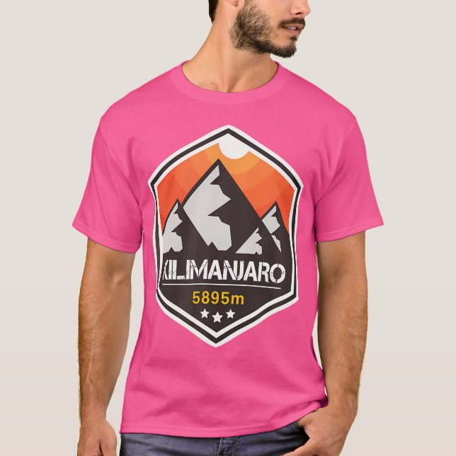 Berg Kilimanjaro 5540M Wanderberuf T-Shirt (Vorderseite)