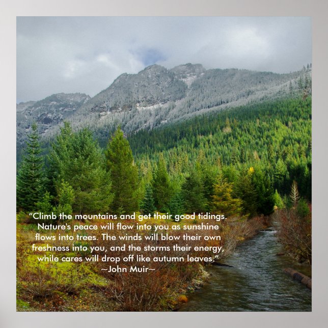 Berg klettern poster (Vorne)