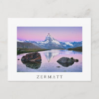 Berg Matterhorn in Zermatt, Schweiz