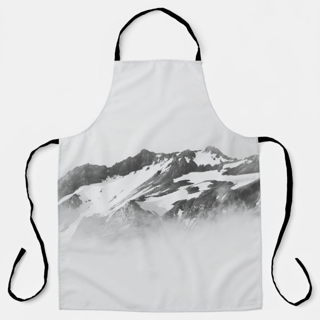BERG MIT SCHNEE BEDECKT SCHÜRZE (Vorderseite)
