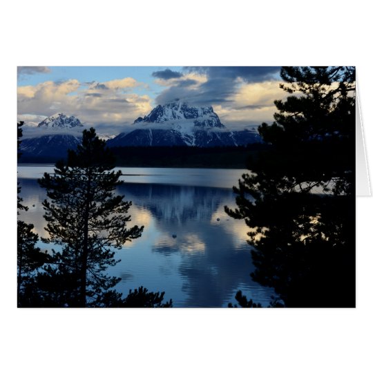 Berg Moran Reflexion Karte