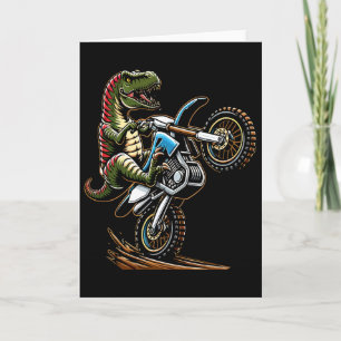 Berg-Motorradfahren-Dinosaurier-Motorrad-Sport L Karte