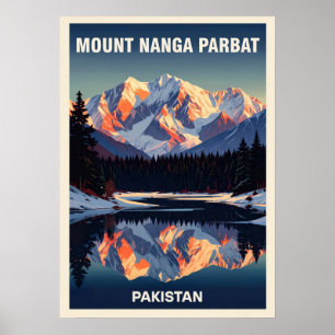Berg Nanga Parbat V04 Poster