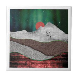 Berg-Nordlichter Fliese