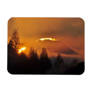 Berg Rainier bei Sonnenaufgang Magnet