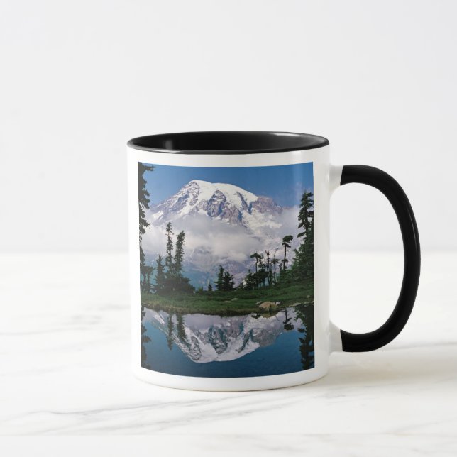Berg Rainier in einer Bergbahn Tasse (Rechts)