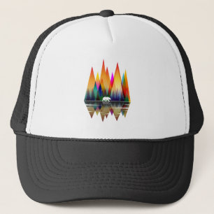 BERG REGENBOGEN BÄR TRUCKERKAPPE
