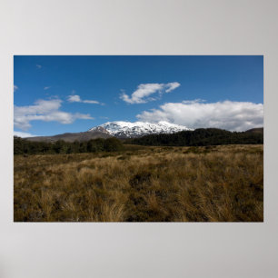 Berg Ruapehu Plakat