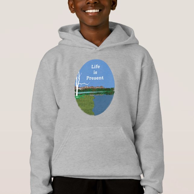 Berg ruft hoodie (Vorderseite)
