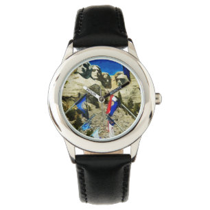 Berg Rushmore aus der Halle der Staaten Abstrakt Armbanduhr