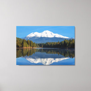 BERG SHASTA REFLEKTIERT LEINWANDDRUCK