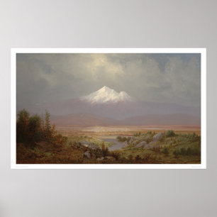 Berg Shasta und Shastina See (1151) Poster