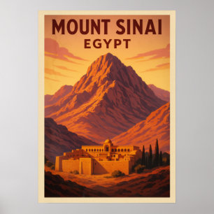 Berg Sinai Ägypten V02 Poster