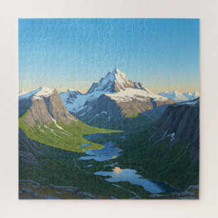 Berg-Skyline-Puzzle
