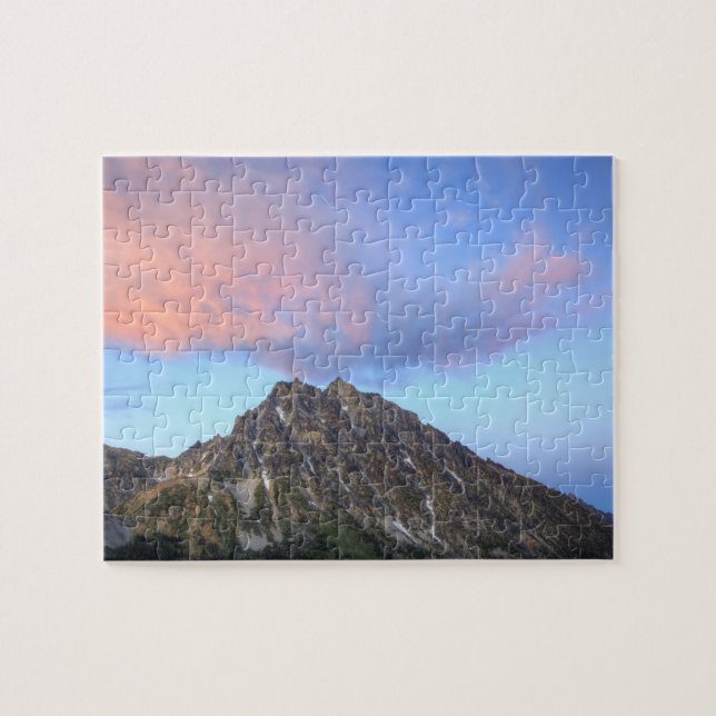 Berg Stuart, bei Sonnenuntergang (Horizontal)