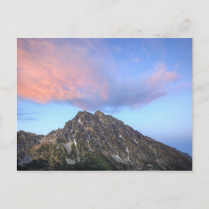 Berg Stuart, bei Sonnenuntergang Postkarte