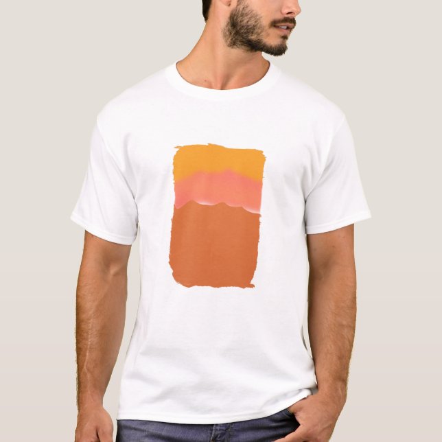 Berg Sunset Burnt Orange T-Shirt (Vorderseite)