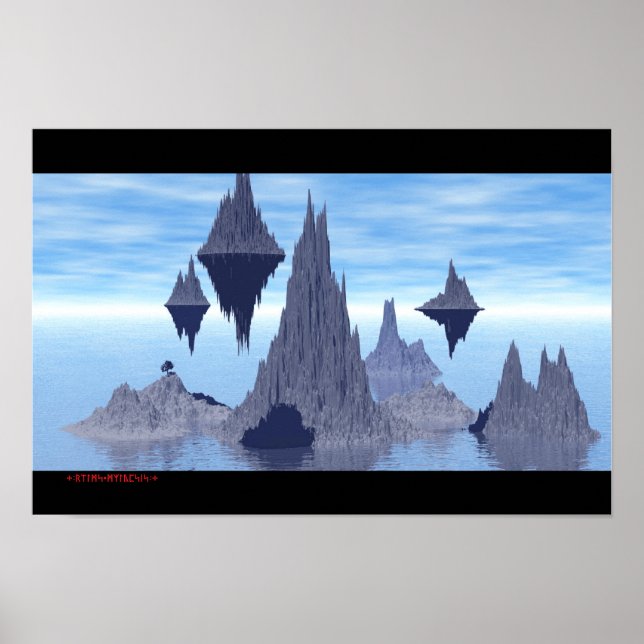 Berg Tiamatis Poster (Vorne)
