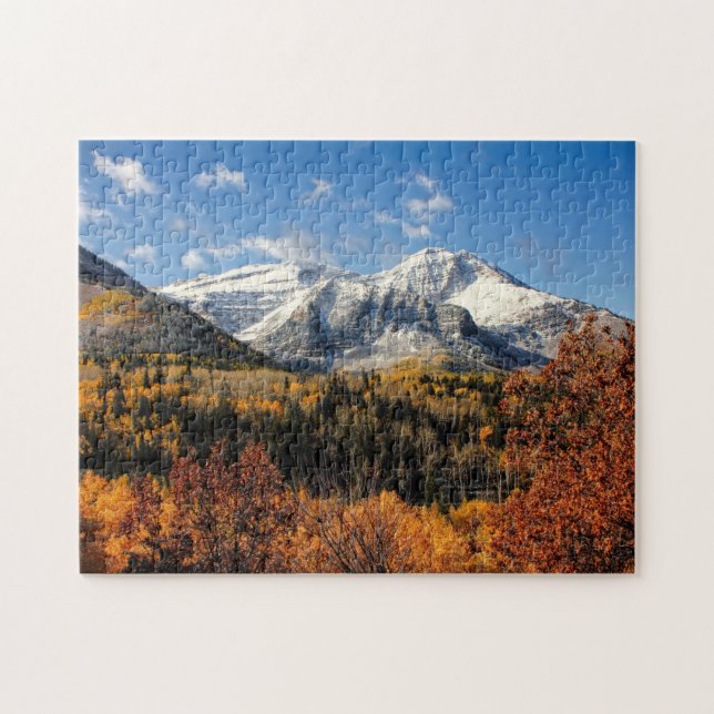 Berg Timpanogos in Herbst-Utah-Bergen (Horizontal)
