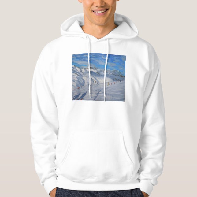 Berg übersteigt Tignes 2009 Hoodie (Vorderseite)