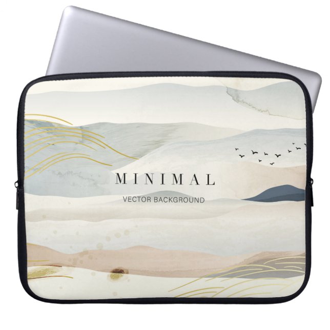 Berg- und Goldene Linie Kunsthalle. Oriental Laptopschutzhülle (Vorderseite)
