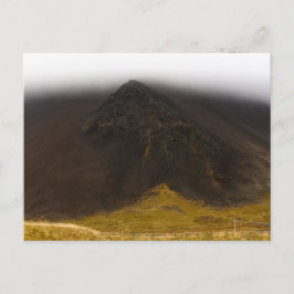 Berg- und Tiefwolken in Island Postkarte