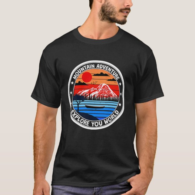 Berg- und Waldlandschaft 92 T-Shirt (Vorderseite)