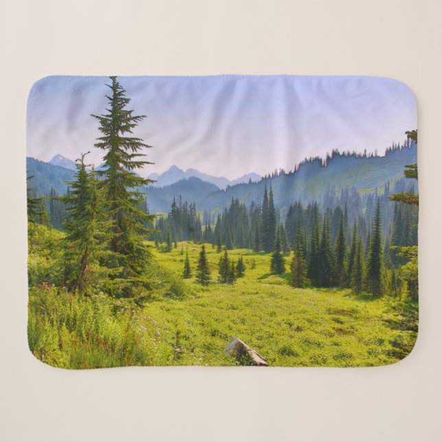Berg- und Waldlandschaft Washington State Sherpadecke (Vorderseite (Horizontal))