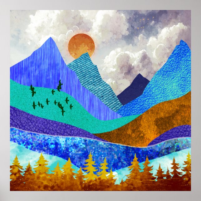 Berg Vista Poster (Vorne)