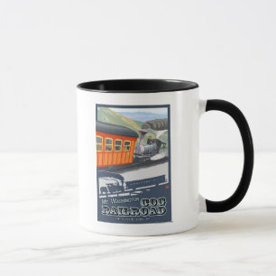 Berg Washington, neue HampshireCog Eisenbahn Tasse