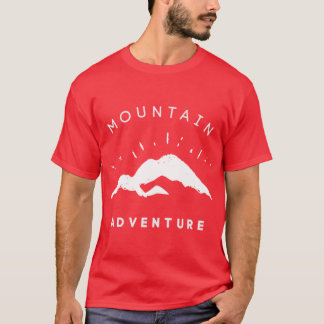 Bergabenteuer Outdoor Wandern Aktive Freunde T-Shirt