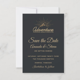 Bergabenteuer Rustikal Save The Date